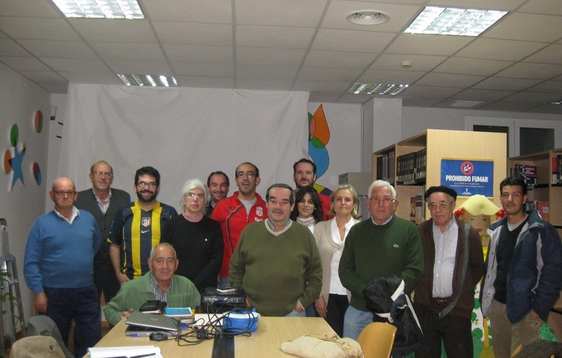 Eugenio Martín de Ruedas, componente de Venecian, visita el Taller de Historia&nbsp;Local