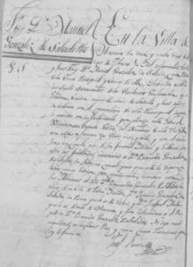 Registro de la Muerte de Manuel González de Salcedo