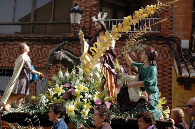 "La borriquilla". Imagen extraída de la web herencianazareno.blogspot.com