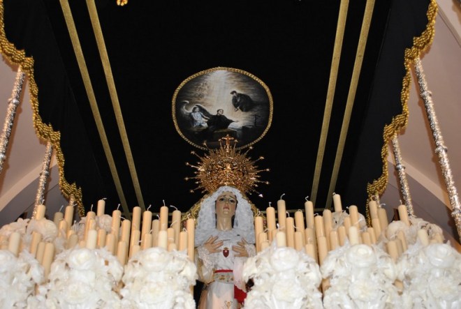 Nuevo paso de la Virgen de la Soledad de Herencia