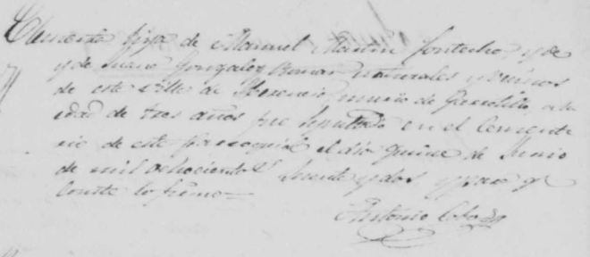 Ejemplo de fallecimiento por “garrotillo” en Herencia. Junio 1862