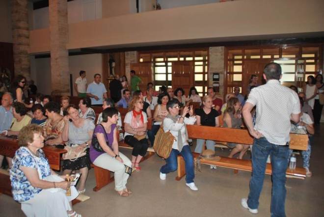 Visita del la hermandad de "los Moraos" y el Taller de Historia Local a Symbolon