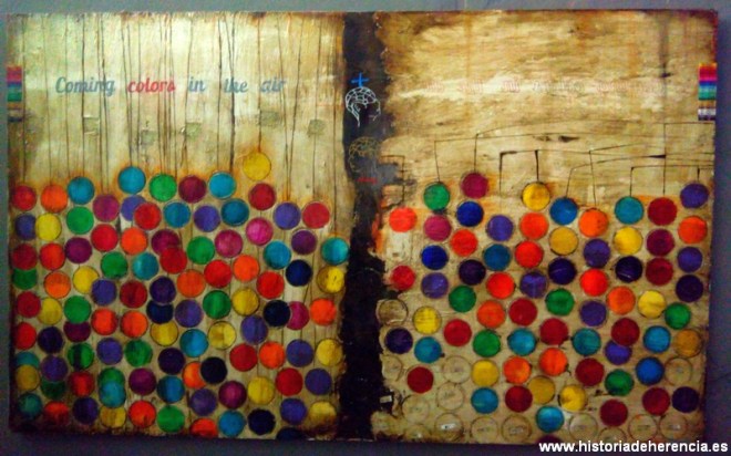 Pintura sobre tabla de Salvador Samper