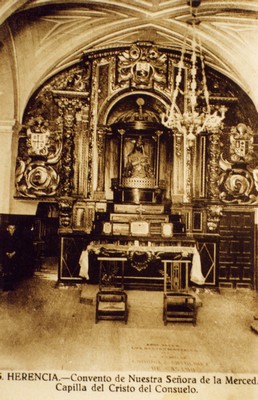 Antigua capilla del Cristo del Consuelo del convento de La Merced de Herencia