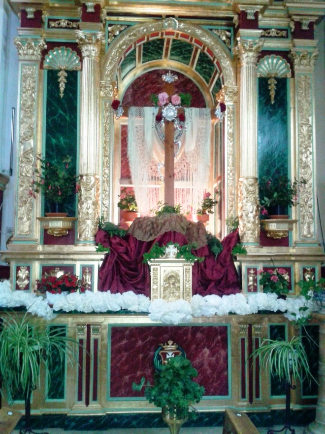 Cruz de mayo de la iglesia conventual de la Merced de Herencia