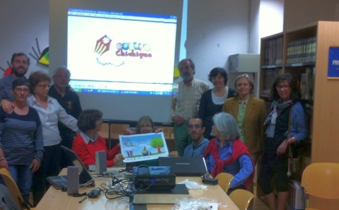 Santiago Rodríguez-Palancas visita el Taller de Historia Local de Herencia