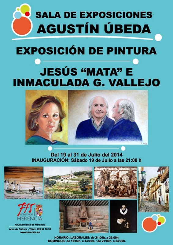 Cartel exposición Inmaculada García Vallejo y Jesús Mata