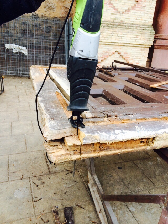 Obras de consolidación de la puerta parroquial de la umbría (5)